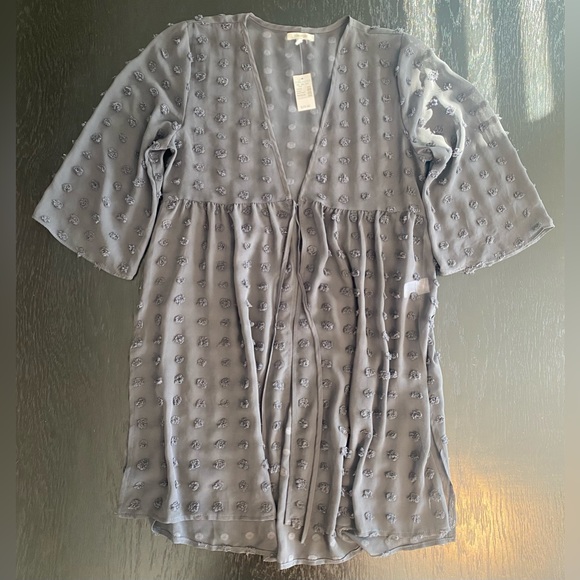 ⭐️MAURICES NWT sheer duster cardigan Size Medium - Picture 4 of 5